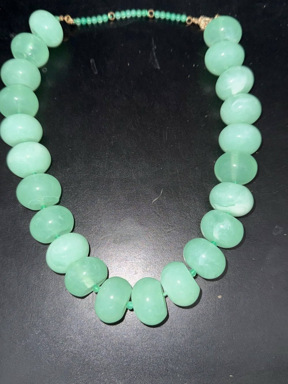 BaubleBar Mint Green Beaded Statement Necklace - Women Jewelry NWOT